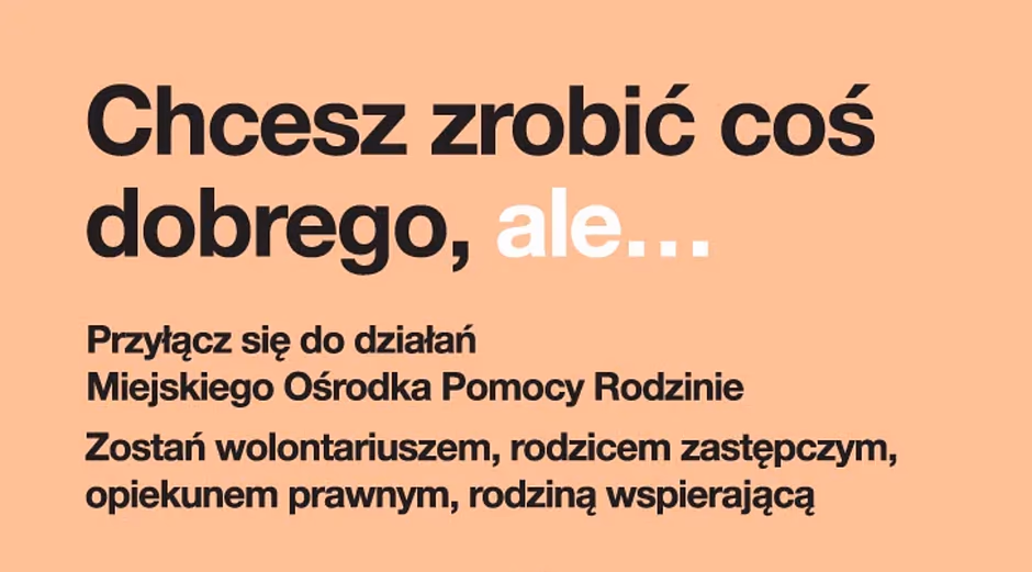 MOPR zaprasza do współpracy kolejnych społeczników - osoby otwarte na potrzeby drugiego człowieka, chcące czynić dobro
