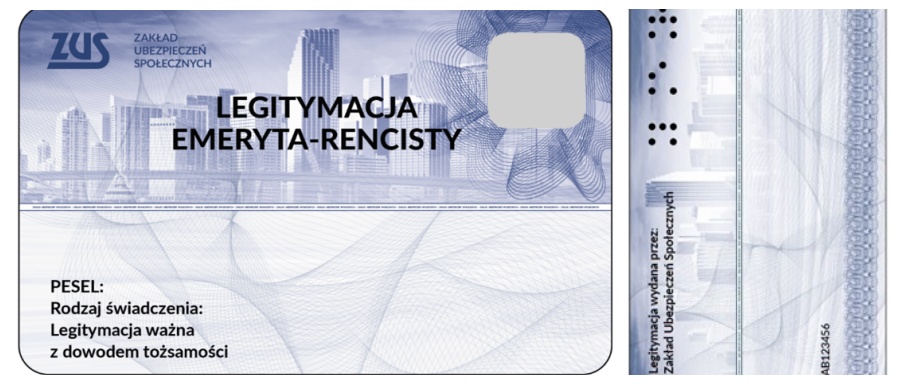 ZUS: nowe wzory legitymacji emeryta-rencisty