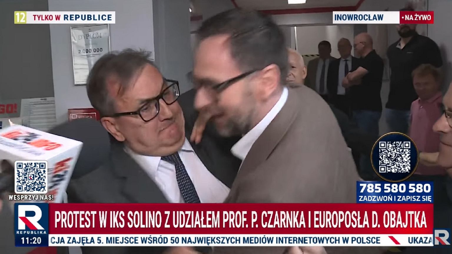 Obajtek przepychał się z prezesem IKS Solino. "Proszę się opamiętać!"