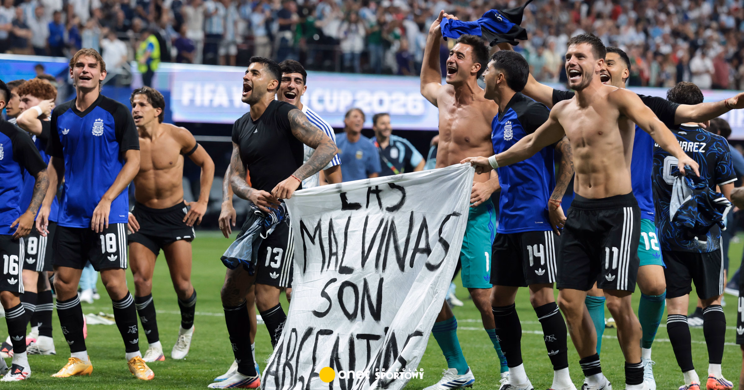 Argentynie grożą konsekwencje za baner o Falklandach. Wtedy FIFA podejmie decyzję