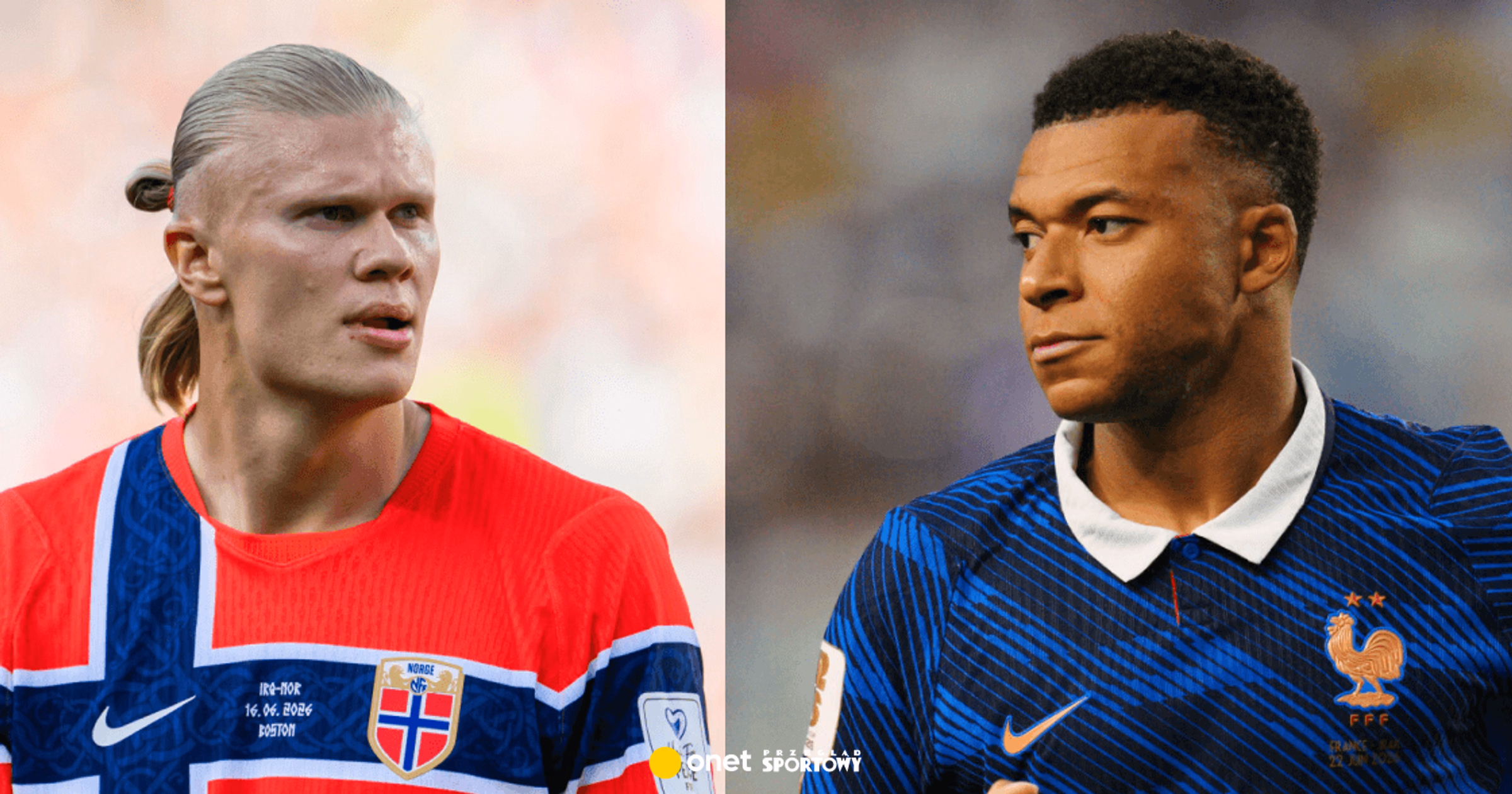 Norwegia - Francja. Kurs 200.00 na strzał Haalanda lub Mbappe!