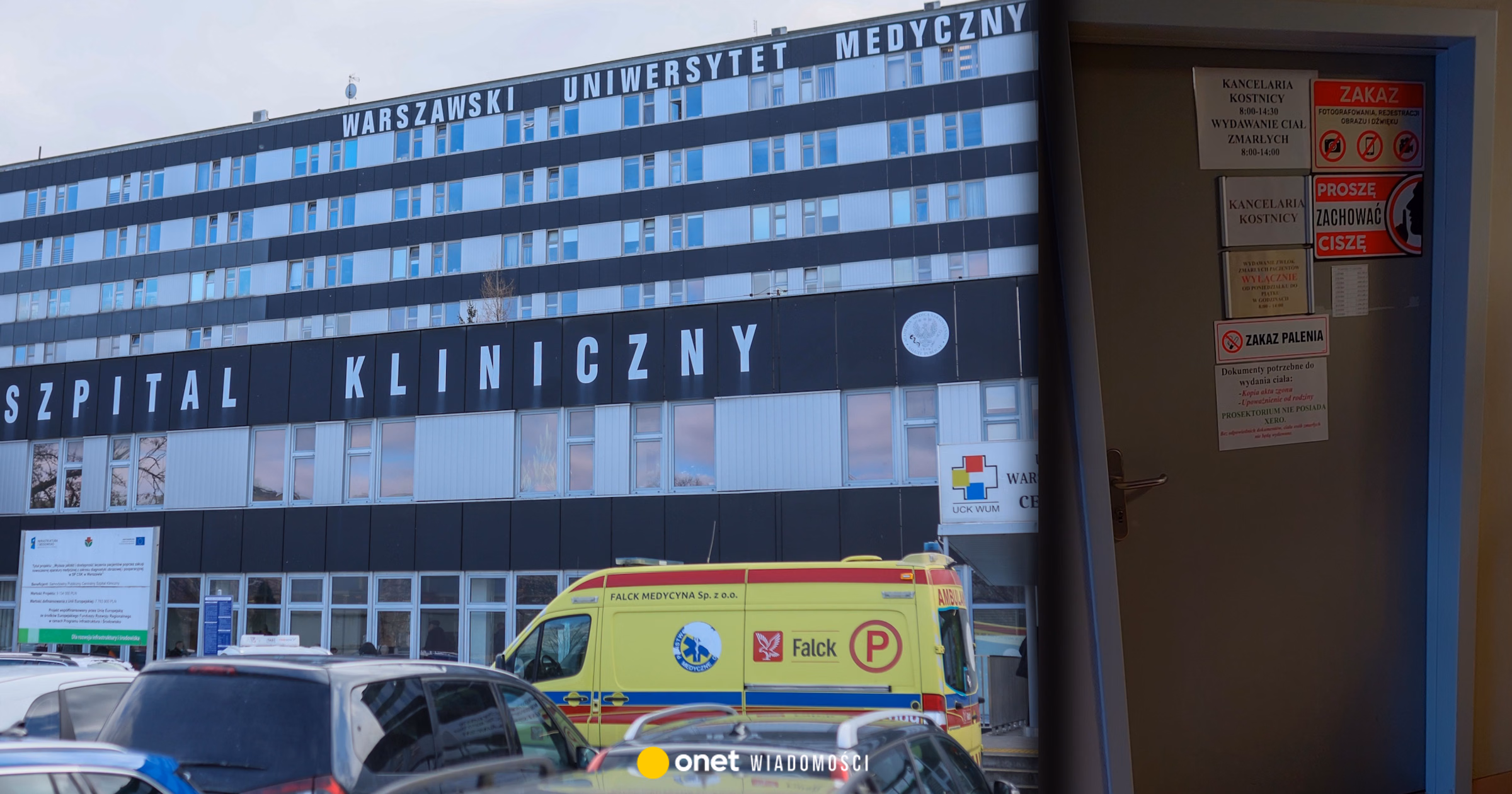 Pogrzebowe oferty składane w kostnicy. Ujawniamy proceder w warszawskim szpitalu na Banacha