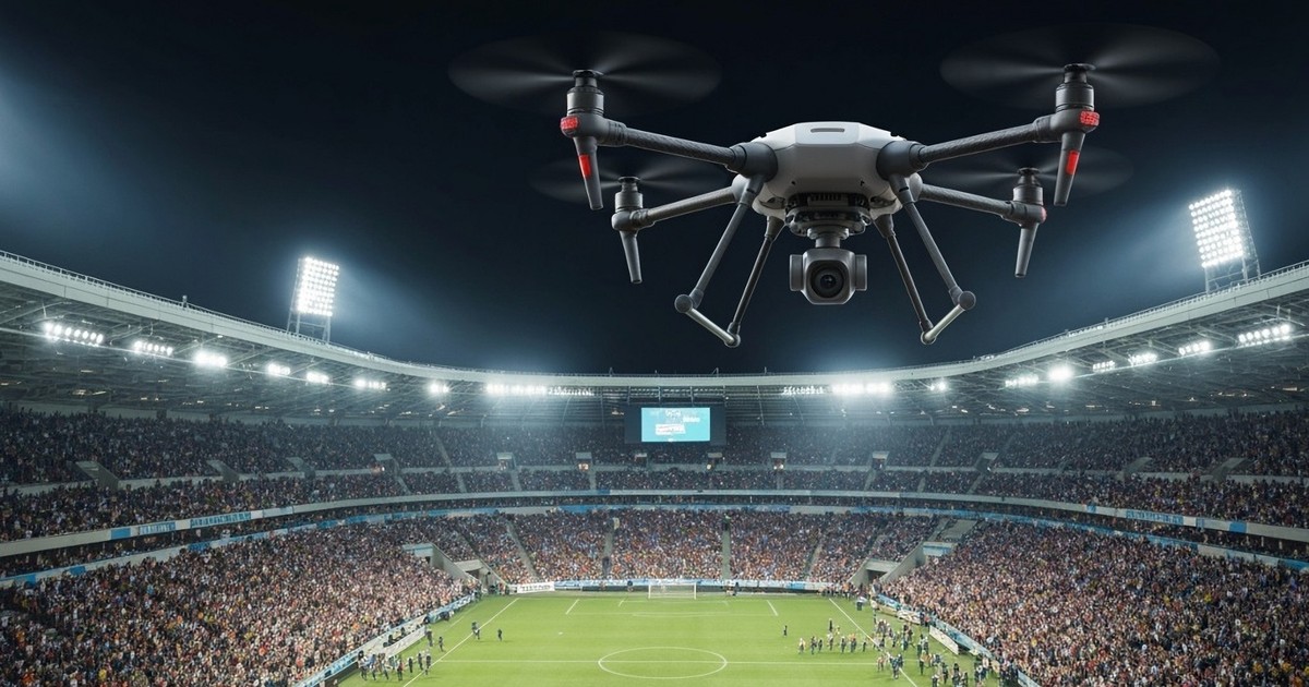 Ponad 600 dronów zatrzymanych na stadionach. Grożą wysokie kary finansowe