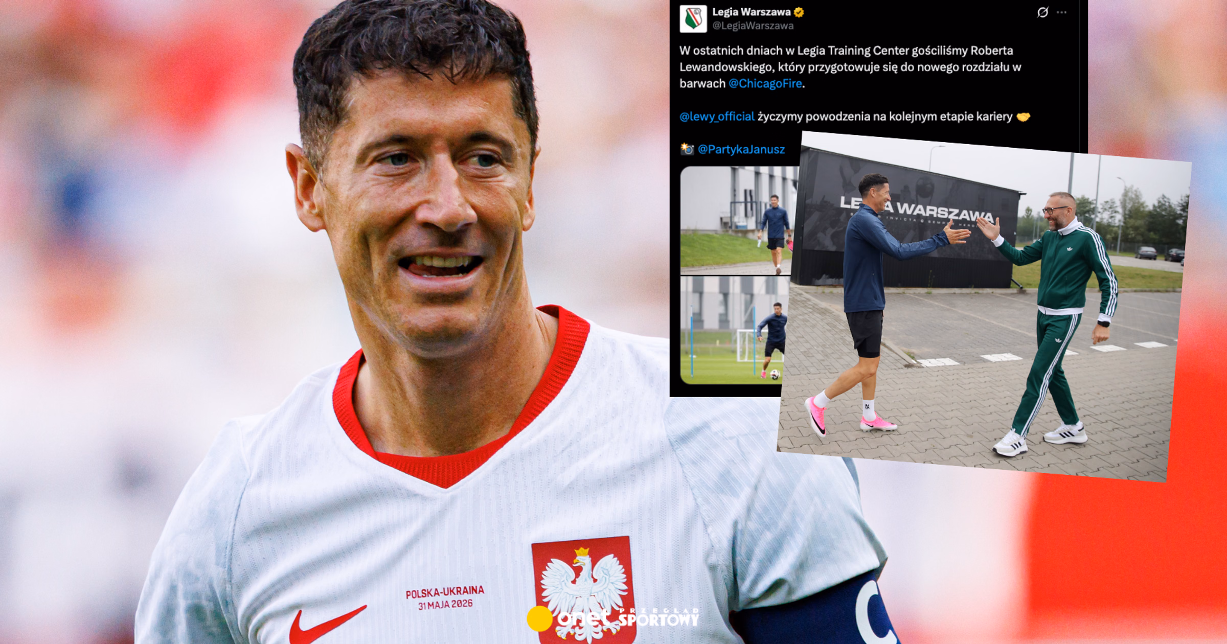 Robert Lewandowski wybrał Legię Warszawa! Już są zdjęcia z treningu