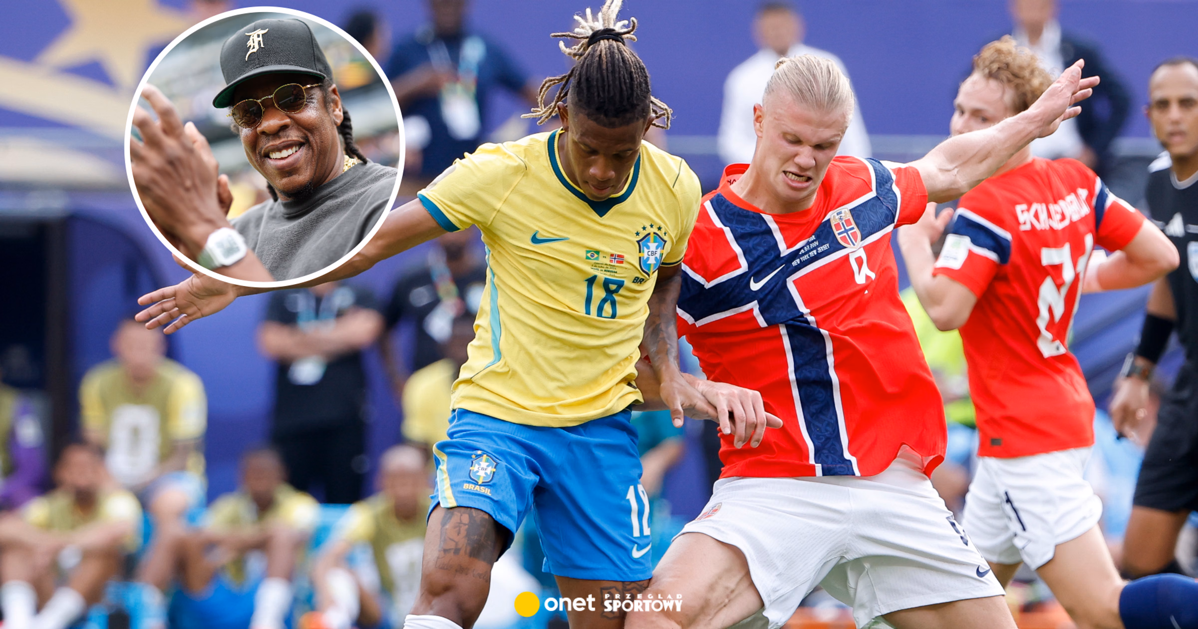 Spójrz, kto pojawił się na meczu Brazylia - Norwegia. Zdjęcia obiegły sieć