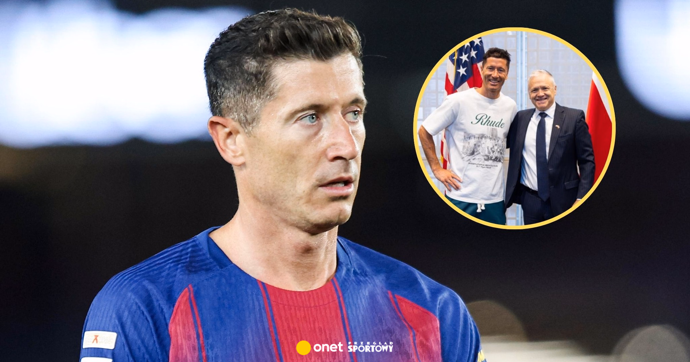 Spotkanie na szczycie Lewandowskiego przed wylotem do USA. Jest zdjęcie