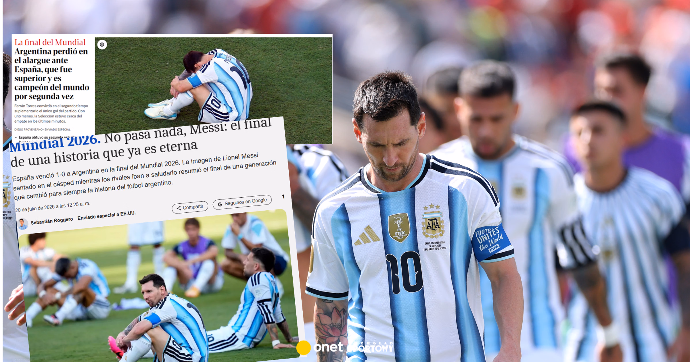 Tak Argentyńczycy nazwali Messiego po finale. Te obrazki przejdą do historii