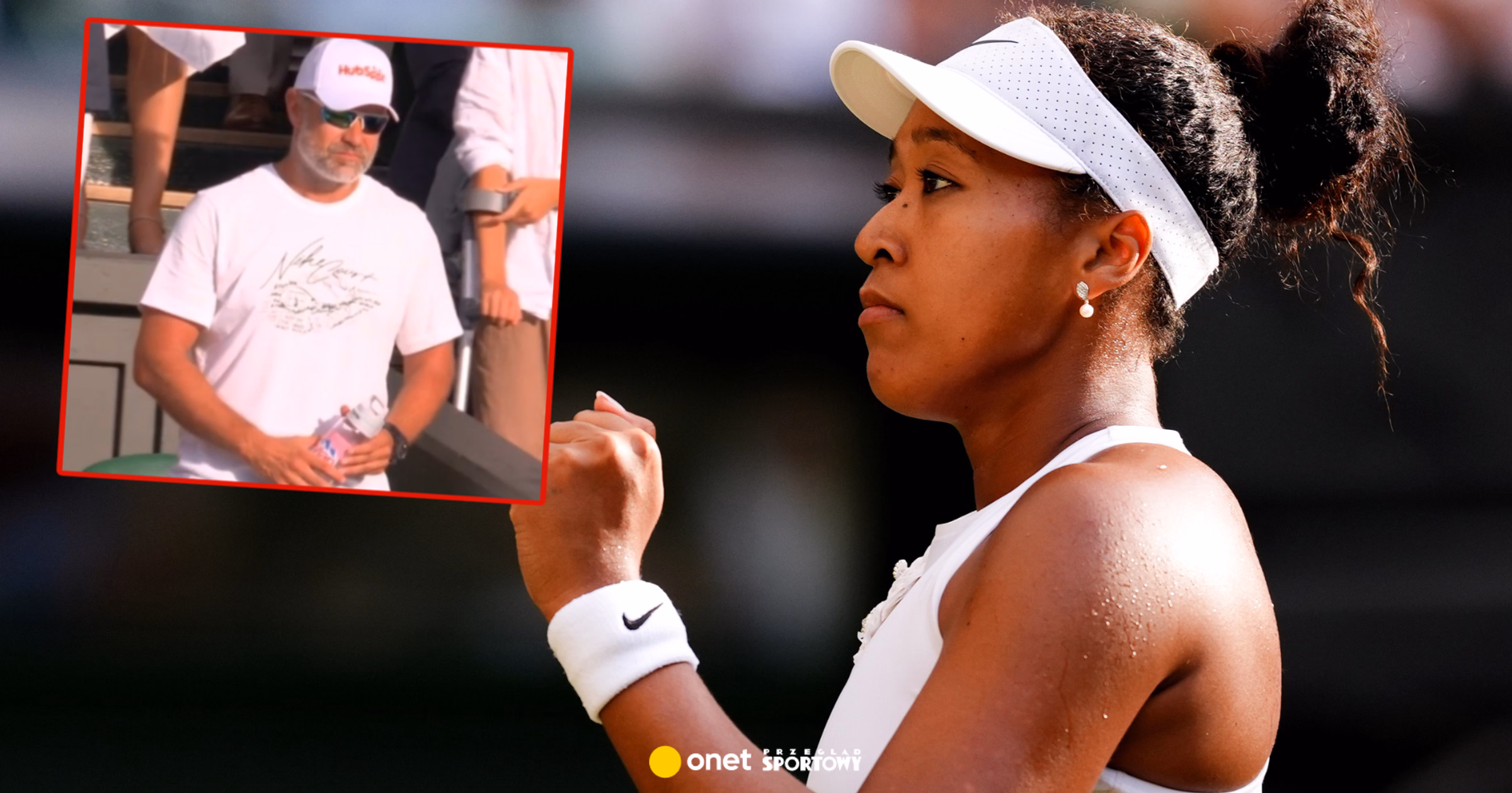 Tak Naomi Osaka nazwała Tomasza Wiktorowskiego. Wielki moment na Wimbledonie