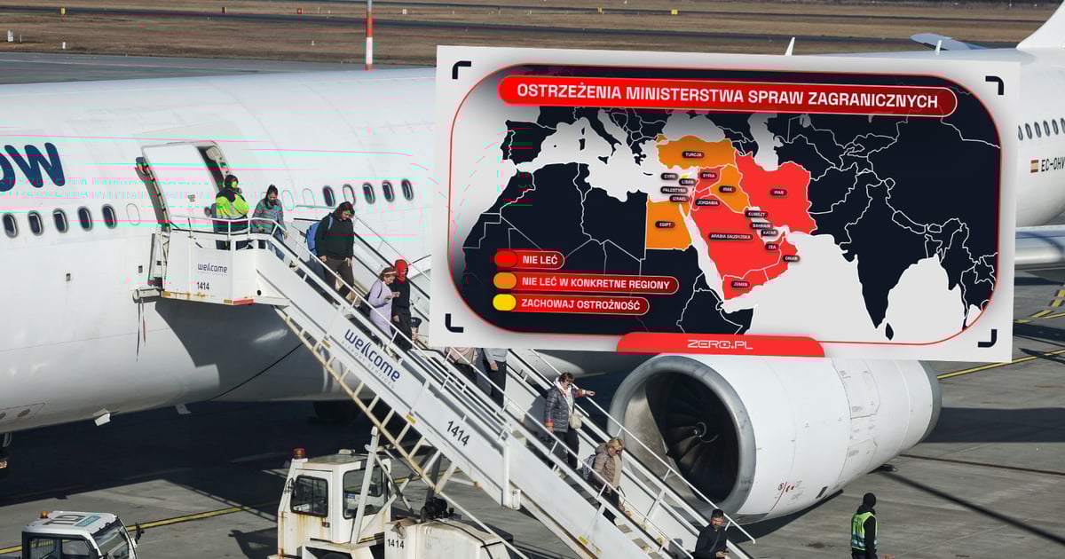 Aktualna mapa zagrożeń. Do tych krajów nie leć